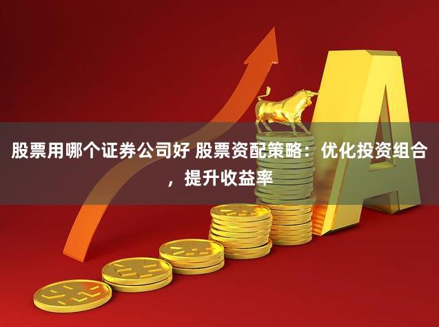 股票用哪个证券公司好 股票资配策略：优化投资组合，提升收益率